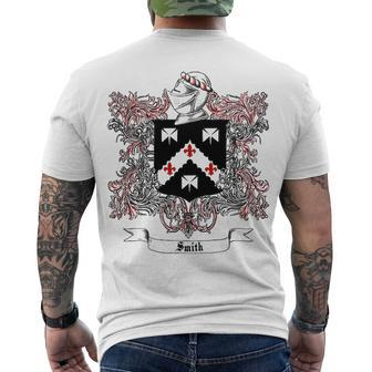 Smith Family Crest 1 Classic T Shirt Men's T-Shirt Back Print - Seseable
