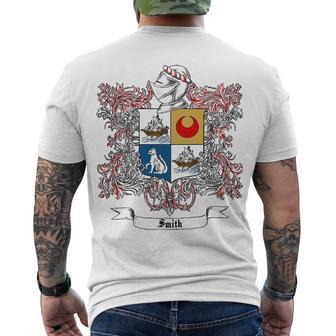 Smith Family Crest 4 Classic T Shirt Men's T-Shirt Back Print - Seseable