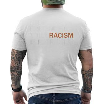 Stop Pretending Your Racism Is Patriotism V2 Men's T-shirt Back Print - Seseable