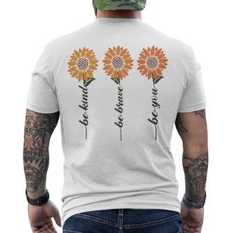 Trending On Summer Floral Women Trending Men's Crewneck Short Sleeve Back Print T-shirt | Favorety