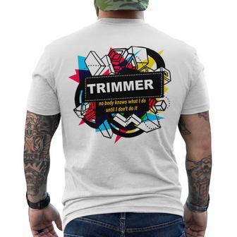 Trimmer Men's Crewneck Short Sleeve Back Print T-shirt | Favorety AU