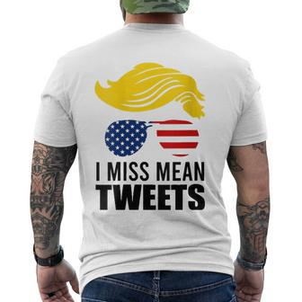 Womens Trump Fathers Day Gas Prices I Miss Mean Tweets July 4Th Men's Back Print T-shirt | Mazezy