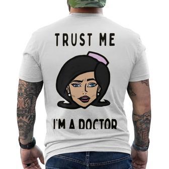 Trust Me Im A Dogtor Doctor Dog 672 Shirt Men's Crewneck Short Sleeve Back Print T-shirt | Favorety UK