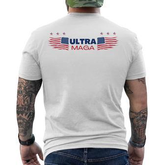 Ulltra Maga Amarican Wings Men's Crewneck Short Sleeve Back Print T-shirt | Favorety UK