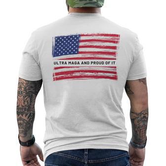 Ultra Maga And Proud Of It A Ultra Maga And Proud Of It V16 Men's Crewneck Short Sleeve Back Print T-shirt | Favorety