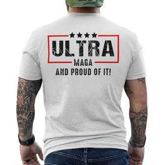 Ultra Maga And Proud Of It A Ultra Maga And Proud Of It V2 Men's Crewneck Short Sleeve Back Print T-shirt | Favorety UK