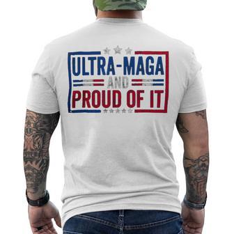 Ultra Maga And Proud Of It A Ultra Maga And Proud Of It V4 Men's Crewneck Short Sleeve Back Print T-shirt | Favorety CA