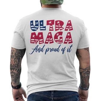 Ultra Maga And Proud Of It A Ultra Maga And Proud Of It V5 Men's Crewneck Short Sleeve Back Print T-shirt | Favorety UK