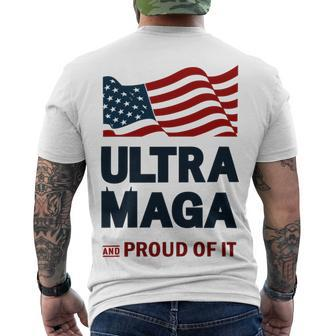 Ultra Maga And Proud Of It Tshirt Proud Ultra Maga Make America Great Again America Tshirt United State Of America Men's Crewneck Short Sleeve Back Print T-shirt - Monsterry AU
