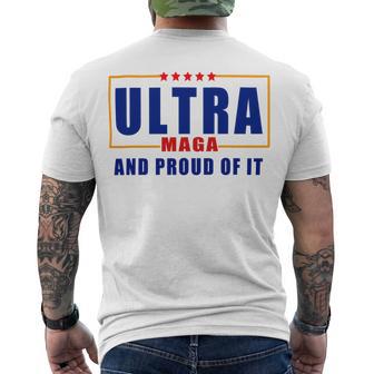 Ultra Maga And Proud Of It V11 Men's Crewneck Short Sleeve Back Print T-shirt | Favorety AU