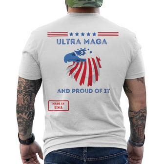 Ultra Maga And Proud Of It V12 Men's Crewneck Short Sleeve Back Print T-shirt | Favorety UK