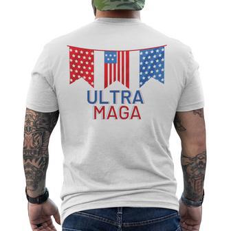 Ultra Maga And Proud Of It V13 Men's Crewneck Short Sleeve Back Print T-shirt | Favorety CA