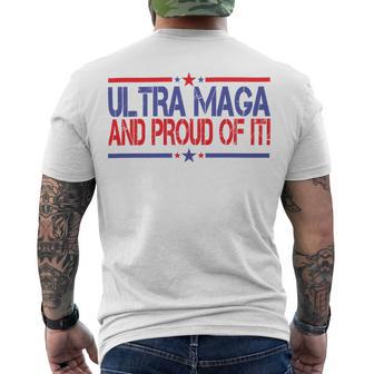 Ultra Maga And Proud Of It V14 Men's Crewneck Short Sleeve Back Print T-shirt | Favorety AU