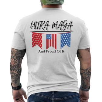 Ultra Maga And Proud Of It V15 Men's Crewneck Short Sleeve Back Print T-shirt | Favorety