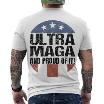 Ultra Maga And Proud Of It V19 Men's Crewneck Short Sleeve Back Print T-shirt | Favorety DE