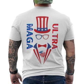 Ultra Maga And Proud Of It V20 Men's Crewneck Short Sleeve Back Print T-shirt | Favorety