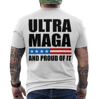 Ultra Maga And Proud Of It V22 Men's Crewneck Short Sleeve Back Print T-shirt | Favorety CA