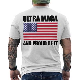 Ultra Maga And Proud Of It V23 Men's Crewneck Short Sleeve Back Print T-shirt | Favorety