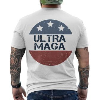 Ultra Maga And Proud Of It V24 Men's Crewneck Short Sleeve Back Print T-shirt | Favorety CA