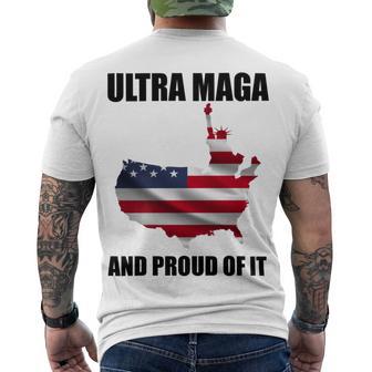 Ultra Maga And Proud Of It V3 Men's Crewneck Short Sleeve Back Print T-shirt | Favorety AU