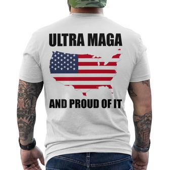 Ultra Maga And Proud Of It V6 Men's Crewneck Short Sleeve Back Print T-shirt | Favorety