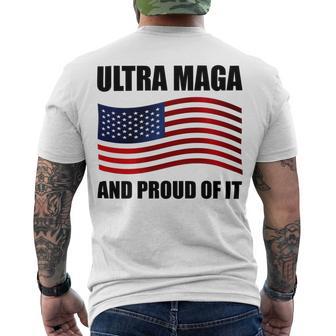 Ultra Maga And Proud Of It V7 Men's Crewneck Short Sleeve Back Print T-shirt | Favorety UK