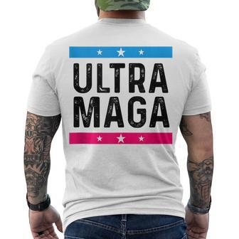 Ultra Mega Patriotic Trump Republicans Conservatives Men's T-shirt Back Print - Seseable