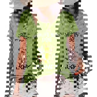 Honey Grandma Worlds Best Dog Honey Women's Loose T-shirt | Seseable UK