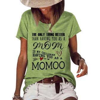 Momoo Grandma Momoo The Only Thing Better Women's Loose T-shirt - Seseable