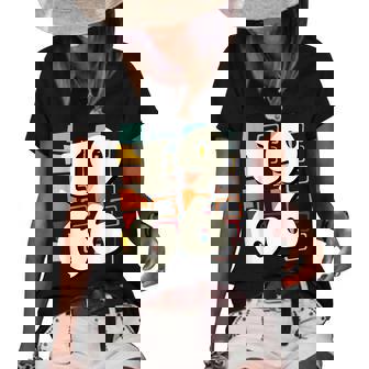 1966 Birthday 60S 1960S Sixties Hippy Retro Style Fun V2 Women's Short Sleeve Loose T-shirt | Seseable CA