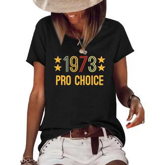 1973 Pro Choice - Women And Men Vintage Womens Rights Women's Short Sleeve Loose T-shirt | Mazezy