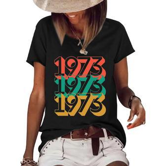 1973 Retro Roe V Wade Pro-Choice Feminist Womens Rights Women's Short Sleeve Loose T-shirt | Mazezy