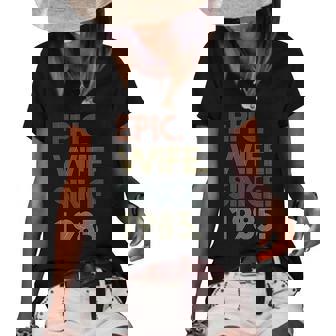 37Th Wedding Anniversary S For Her Epic Wife Since 1985 Wedding Anniversary Women's Short Sleeve Loose T-shirt | Mazezy