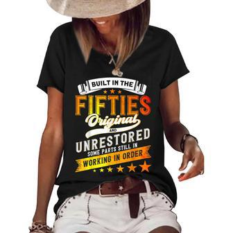 Built In The 50S Birthday Built In The Fifties Women's Short Sleeve Loose T-shirt - Seseable
