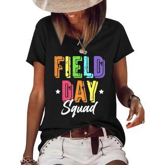 Field Day 2022 Field Squad Kids Boys Girls Students Women's Short Sleeve Loose T-shirt | Mazezy