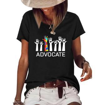Gifts For Aba Therapist Teacher Parent Autism Awareness Women's Short Sleeve Loose T-shirt | Mazezy