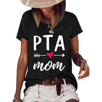 Heart Parent Teacher Association Heart Arrow Women's Short Sleeve Loose T-shirt | Mazezy