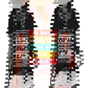 Its Weird Being The Same Age As Old People Funny Birthday Women's Short Sleeve Loose T-shirt | Seseable CA