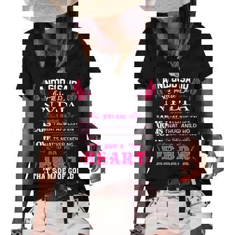 Nydia Name Gift And God Said Let There Be Nydia Women's Short Sleeve Loose T-shirt | Seseable UK