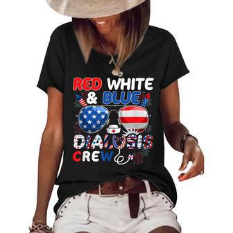 Patriotic Dialysis Crew 4Th Of July Nurse Nephrology Nursing Women's Short Sleeve Loose T-shirt - Seseable