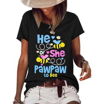 Pawpaw Grandpa Gift He Or She Pawpaw To Bee Women's Short Sleeve Loose T-shirt - Seseable
