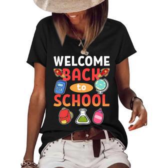 Welcome Back To School School Party 483 Shirt Women's Short Sleeve Loose T-shirt | Favorety CA