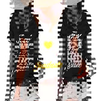 Womens Mother Of Graduate Proud Mom Of A Class Of 2022 Graduate Women's Short Sleeve Loose T-shirt | Mazezy