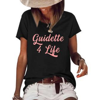 Womens Partys Here Gtl New Jersey Gifts Guidette Keto Nj Shore Women's Short Sleeve Loose T-shirt | Mazezy