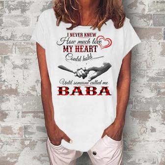 Baba Grandma Until Someone Called Me Baba Women's Loosen T-shirt - Seseable
