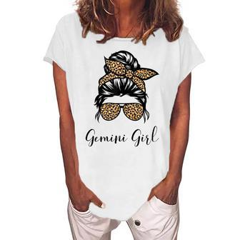 Born In May 21 To June 20 Birthday Gemini Girl Women's Loosen T-shirt - Seseable