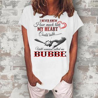 Bubbe Grandma Until Someone Called Me Bubbe Women's Loosen T-shirt - Seseable