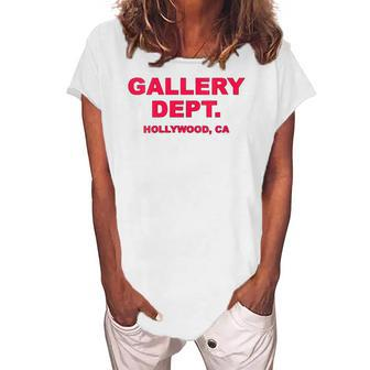 Womens Gallery Dept Hollywood Ca Clothing Brand Able Women's Loosen T-Shirt | Mazezy