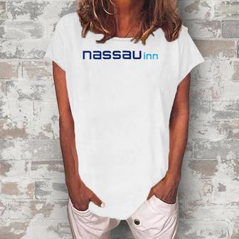 Womens Meet Me At The Nassau Inn Wildwood Crest New Jersey Women's Loosen T-Shirt | Mazezy
