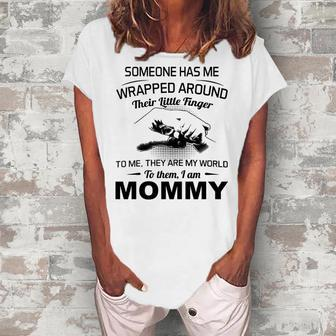 Mommy To Them I Am Mommy Women's Loosen T-shirt - Seseable